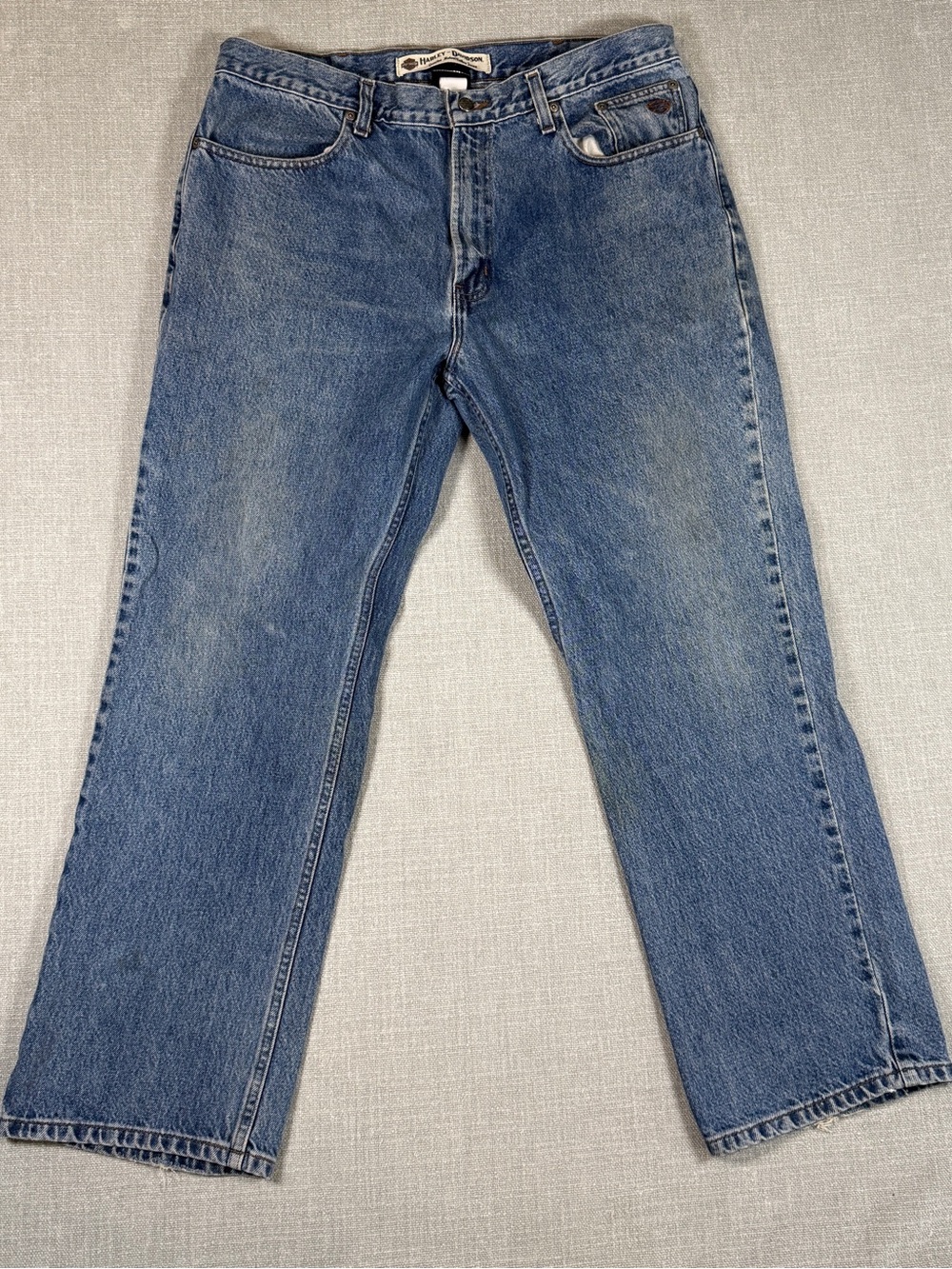 Harley-Davidson MotorClothes Jeans Men’s 38x30 Blue Denim Straight Leg